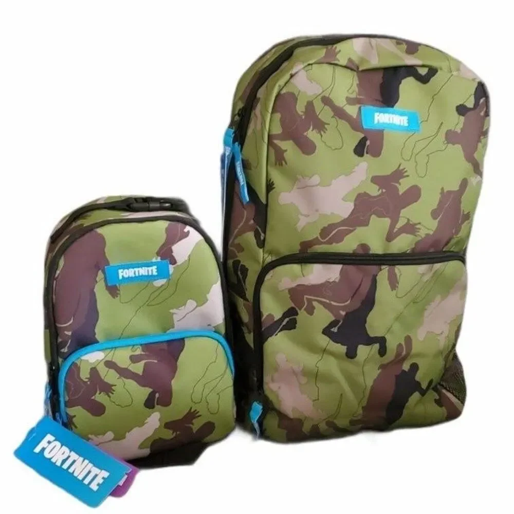 Fortnite Camo Backpack & lunch box Set